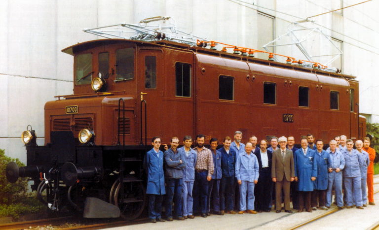 La 10700 après sa préparation pour devenir une locomotive historique